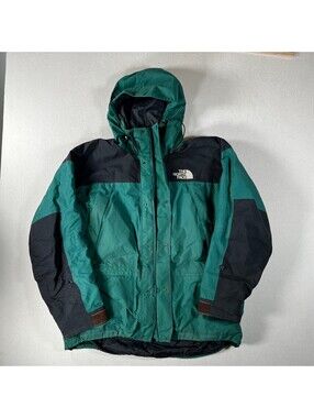 The North Face Mountain Jacket GoreTex Green Shell Parka XL